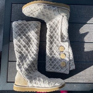 Knit Ugg boots